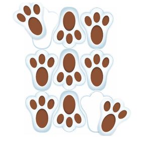 447 PE DE COELHO C/9 MARROM