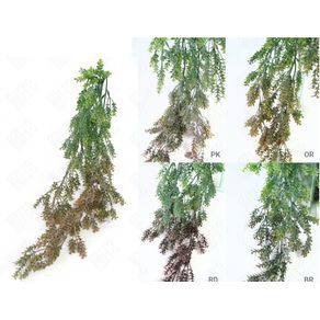 E/0943 PENDENTE DE FOLHAGEM X5 70CM