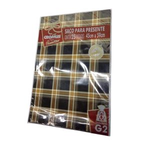 99005436 SACO P/PRESENTE METAL/PEROL 45X59 CASUL/MASCUL C/25