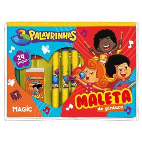 902352 MALETA DE PINTURA 24 PEÇAS - 3 PALAVRINHAS