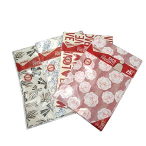 99005432 SACO P/PRESENTE METAL/PEROL 45X59 ROMANTIC/FEM C/25