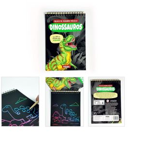 581890 DINOSSAUROS - BLOCO DE DESENHO MAGICO