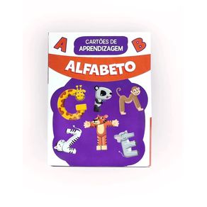 582118 ALFABETO - CARTAO DE APRENDIZAGEM