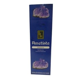 INCENSO ZED BLACK AMETISTA C/25