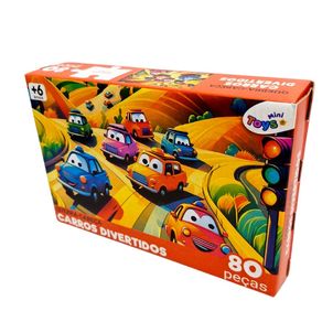 6382 QUEBRA CABECA C/80 PECAS - CARROS DIVERTIDOS