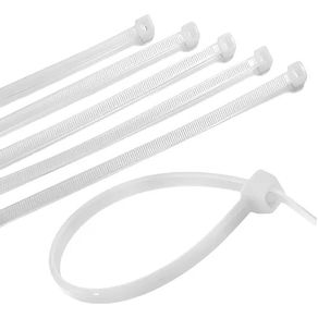 GU5297 ABRACADEIRA NYLON BRANCA 2.5X150MM C/100