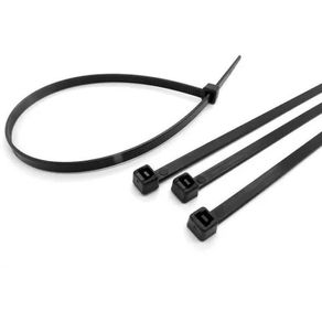 GU5304 ABRACADEIRA NYLON PRETA 4X300MM C/100