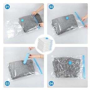 GU5535 SACO A VACUO PLASTICO TRANSPARENTE 50X60CM