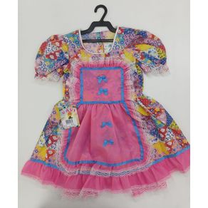 210 VESTIDO JUNINO JUVENIL TAM 10