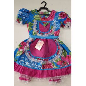 121 VESTIDO JUNINO JUVENIL TAM 04