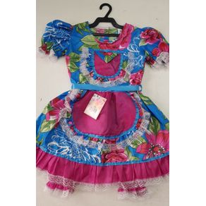 121 VESTIDO JUNINO JUVENIL TAM 08