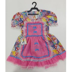 210 VESTIDO JUNINO JUVENIL TAM 04
