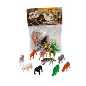 BA-13463 KIT DE ANIMAIS C/10 PECAS 15X17X2CM