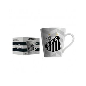 221370 CANECA PORCELANA 290ML SANTOS-LICENCIADO