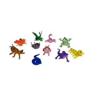 BA-12926 KIT DE ANIMAIS C/10 PECAS 20X15.5X2CM