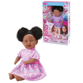 507 BONECA DINA NEGRA FAZ XIXI 42CM 507 BONECA DINA NEGRA FAZ XIXI 42CM