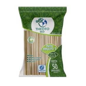 66017 PALITO PIRULITO BAMBU 90 MM C/50