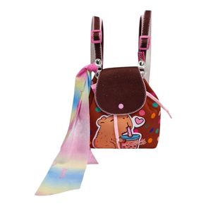M4993 MOCHILA CAPIVARA COPO PÓA COLORIDO