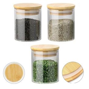 CRS-2303 POTE HERMETICO (200ML) DE VIDRO C/ TAMPA DE BAMBU CRS-2303 POTE HERMETICO (200ML) DE VIDRO C/ TAMPA DE BAMBU