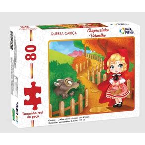 2862 QUEBRA CABECA CHAPEUZINHO VERMELHO 80PCS
