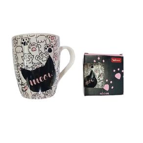 WX6182 CANECA CERAMICA ORCHID PETS CAT 400ML
