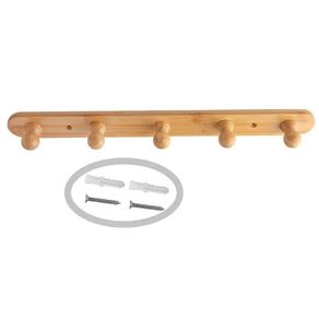 CK5689 SUPORTE 5 GANCHO BAMBU 48X5X5CM