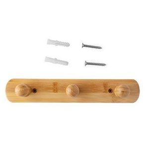 CK5688 SUPORTE 3 GANCHOS BAMBU 28X5X5CM CK5688 SUPORTE 3 GANCHOS BAMBU 28X5X5CM
