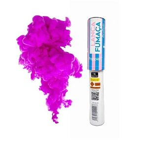 SM-FE TUBO DE FUMAÇA REVELAÇÃO COR PINK DE 22,5 CM