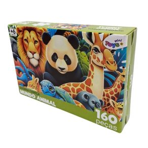 6371 QUEBRA CABECA MUNDO ANIMAL C/160 PEÇAS
