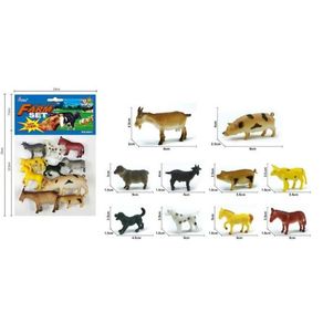 TK-1500 BRINQUEDO ANIMAL DE PLASTICO C/ 12 PCS