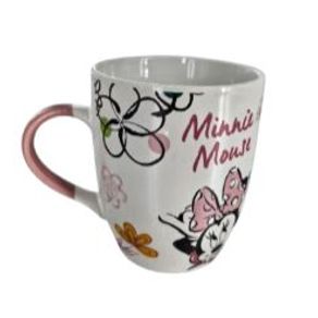 27284 CANECA CERAMICA MINNIE ROSA 330ML