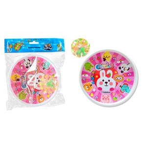 TK-SB01  CONJUNTO C/ 2 PRATOS DE PLASTICO E 1 BOLA DE SUCCAO