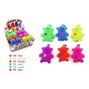 TK-AB8911 BRINQUEDO SQUISHY URSO DE APERTAR C/LUZ