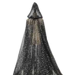 9201 CAPA ADULTO GLITTER PRETA