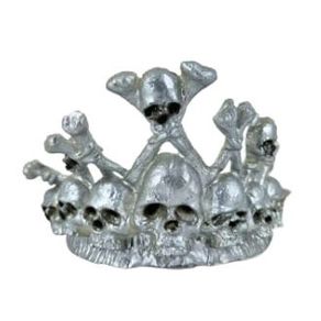 COROA LUXO DE CAVEIRA HALLOWEEN