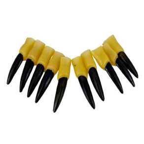 CONJUNTO DE DEDOS FALSOS C/UNHA C/10 PEÇAS