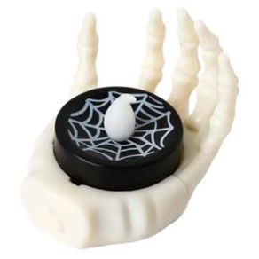 909424 VELA MÃO HALLOWEEN PLASTICA 5CM