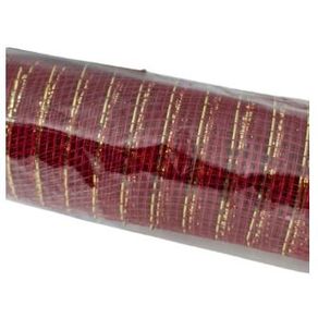 917717 ROLO TELA PARA DECORACAO VERMELHA 48CMX2M