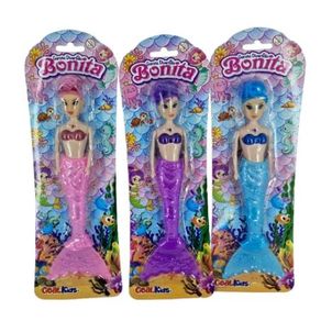 GK2771  BONECA SEREIA - ROXO, AZUL E ROSA