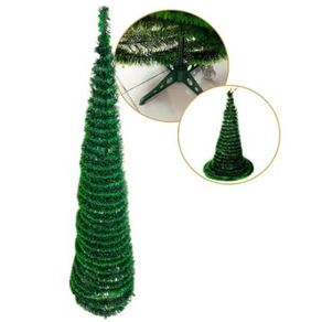 918539 ÁRVORE DE NATAL RETRATIL DOBRAVEL 180X45CM