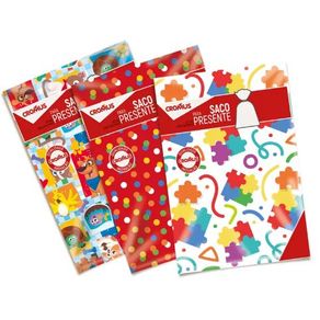 99590507 SACO P/PRESENTE METAL/PEROL 30X44 INFANTIL C/50