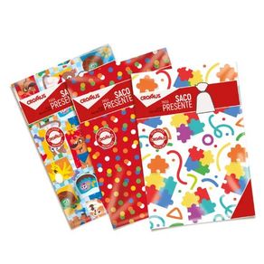 99590505 SACO P/PRESENTE METAL/PEROL 25X37 INFANTIL C/50