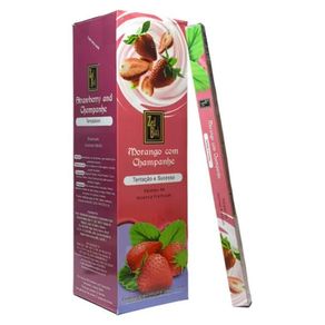 INCENSO AROMA MORANGO C/CHAMPANHE