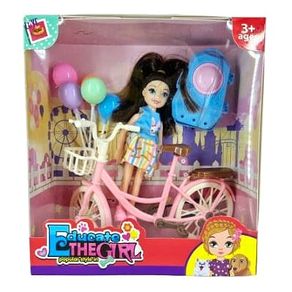 GK2927 BONECA CICLISTA NA CX 19X7X17CM