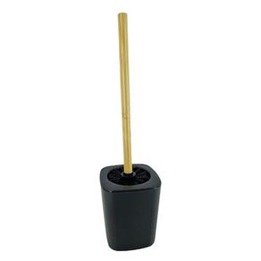 UBA020 ESCOVA SANIT.SUPORTE PLAST/BAMBU 7X35CM