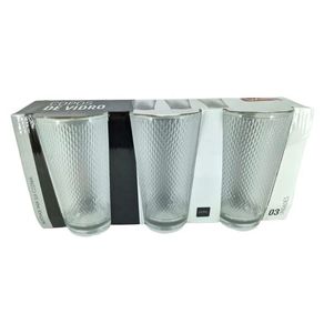 WG21855 CJ 3 COPOS VIDRO ZIG TRANSPARENTE 310ML WG21855 CJ 3 COPOS VIDRO ZIG TRANSPARENTE 310ML