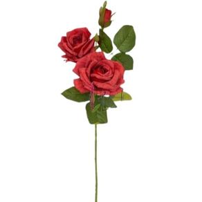 FG-0019VM GALHO DE ROSA ABERTA - VERMELHO