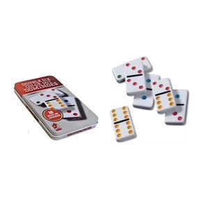 GU5847 DOMINO COLORIDO NA LATA 28PC 11MM GU5847 DOMINO COLORIDO NA LATA 28PC 11MM