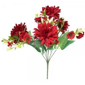 AQ-0046VM BUQUE. GERBERA MISTO - VERMELHO