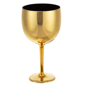 APM-1023DO TAÇA GIN METALIZADO DOURADA